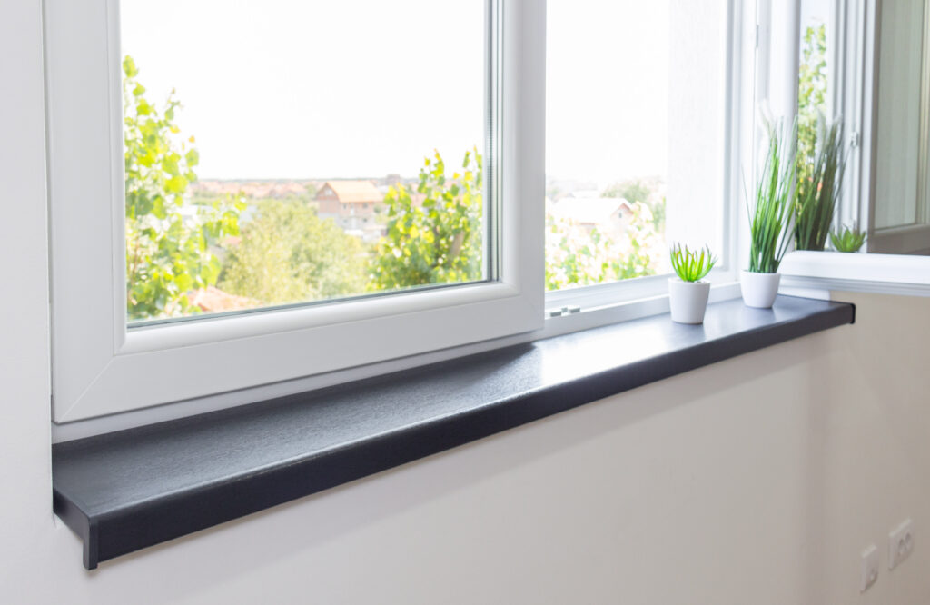 Fensterbank im Wohnzimmer Blero Fassadenbau